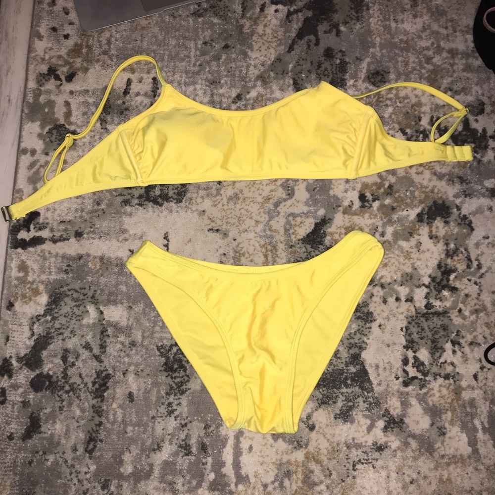 high wasted cheeky bikini set medium